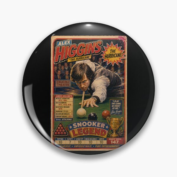 Item preview, Alex Higgins Trading Card designed and sold by halibutgoatramb.
