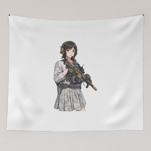 Item preview, Tactical School Girl - Anime Special Ops designed and sold by RAWLIFEGRAPHIC.