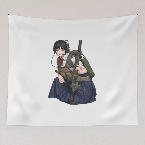 Item preview, Tactical School Girl - Anime Special Ops designed and sold by RAWLIFEGRAPHIC.