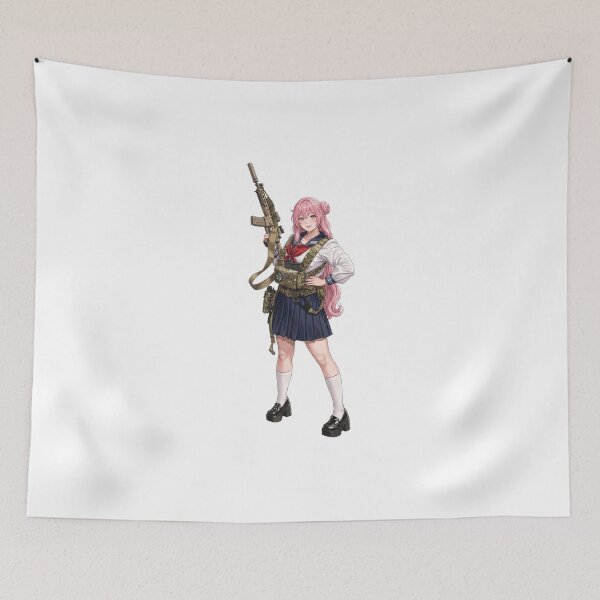 Item preview, Tactical School Girl - Anime Special Ops designed and sold by RAWLIFEGRAPHIC.
