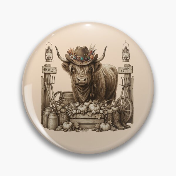 Item preview, adorable fluffy Highland cow designed and sold by 123ks.