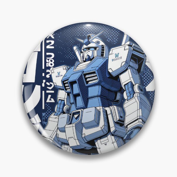 Item preview, RX-78-2 Gundam Denim Blue  designed and sold by AnimeArsenalPrints.