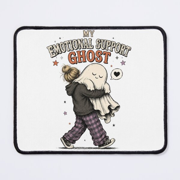 Item preview, My Emotional Support Ghost – Cute Funny Halloween Bestie Design designed and sold by TVPS17.