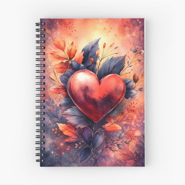 Item preview, Hearts 40 - Heart of Autumn Watercolor Art designed and sold by NikaNavi.
