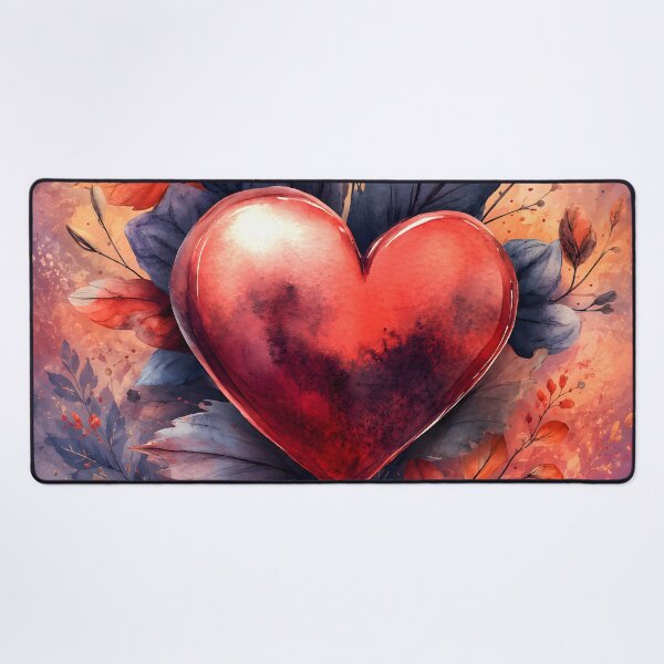 Item preview, Hearts 40 - Heart of Autumn Watercolor Art designed and sold by NikaNavi.