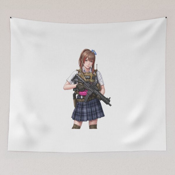 Item preview, Tactical School Girl - Anime Special Ops designed and sold by RAWLIFEGRAPHIC.