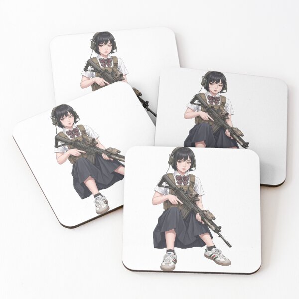 Item preview, Tactical School Girl - Anime Special Ops designed and sold by RAWLIFEGRAPHIC.