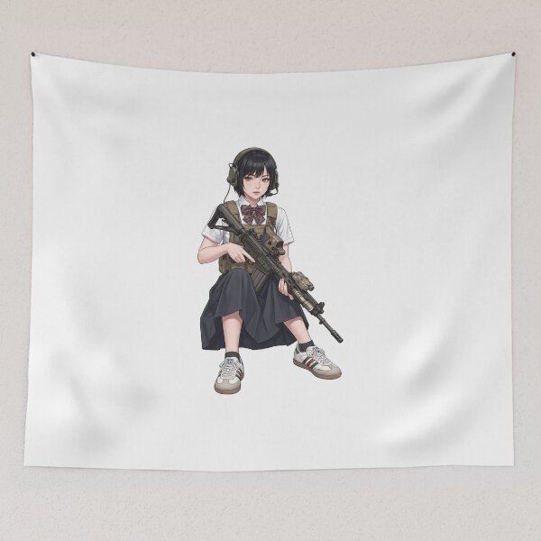 Item preview, Tactical School Girl - Anime Special Ops designed and sold by RAWLIFEGRAPHIC.