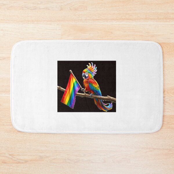 Item preview, LGBT Pride Parrot designed and sold by LookAtMeez.