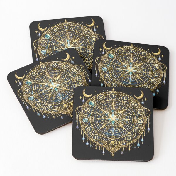 Item preview, Zodiac Compass Wheel | Celestial Astrology Navigation Design designed and sold by irfanshikh.