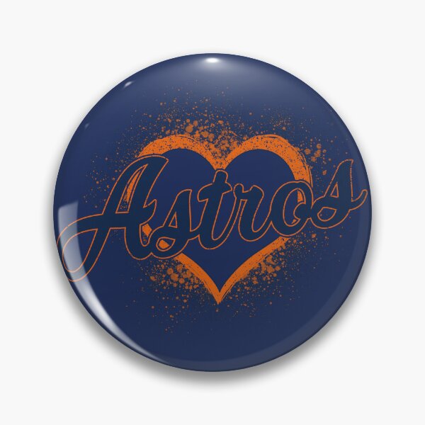 Item preview, Vintage Astros Heart Orange Bleeding Retro Baseball Team Spirit designed and sold by RockTheFeal.