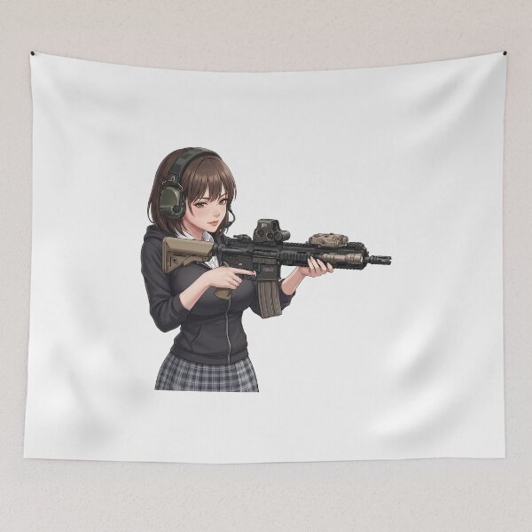 Item preview, Tactical School Girl - Anime Special Ops designed and sold by RAWLIFEGRAPHIC.