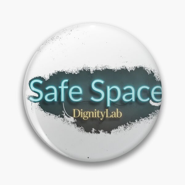 Item preview, Safe Space Dignity Lab Modern Typography Art  designed and sold by DignityLab.