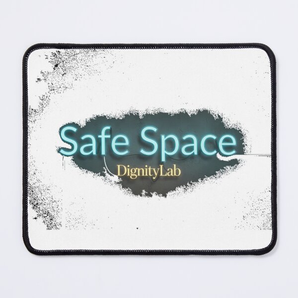 Item preview, Safe Space Dignity Lab Modern Typography Art designed and sold by DignityLab.