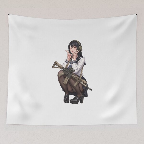 Item preview, Tactical School Girl - Anime Special Ops designed and sold by RAWLIFEGRAPHIC.