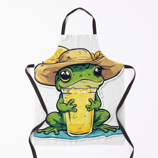 Item preview, Cute Summer Frog with Lemonade designs by NegarTvDesigns designed and sold by NegarTv Designs.