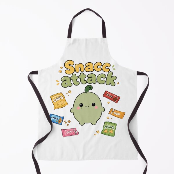 Item preview, Snacc Attack Funny Snack Lover Mascot designed and sold by srinig.