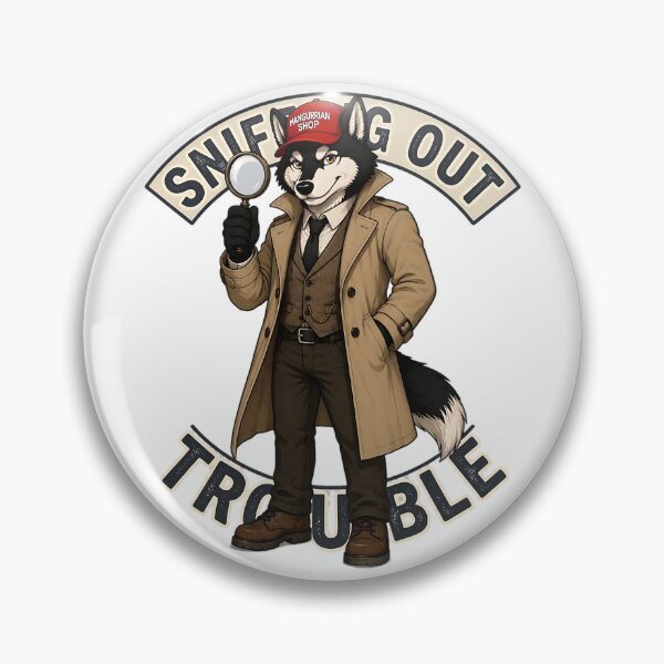 Item preview, Detective Wolf designed and sold by Mangurrian Shop.