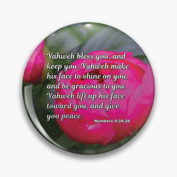 Item preview, Yahweh Bless And Keep You Numbers 6:24-26 - Peony Photograph designed and sold by InsprtnlArtbyDP.