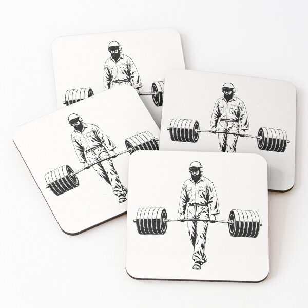 Item preview, simple silhouette Anatoly meme - I Am Sorry Can I Clean Here - deadlift walk | Internet Fun Gym Prank Black designed and sold by ZechJohnRB.