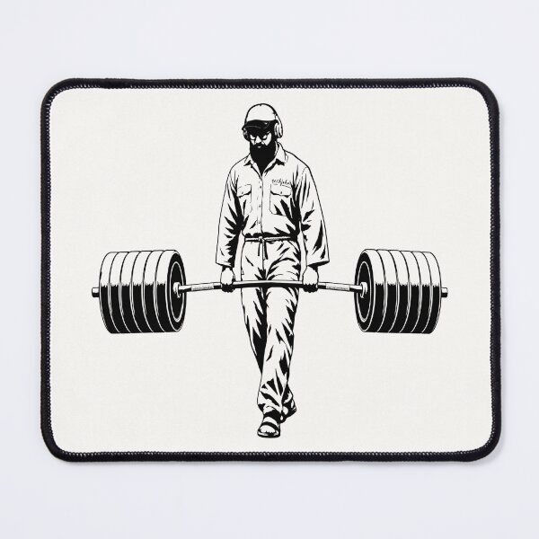 Item preview, simple silhouette Anatoly meme - I Am Sorry Can I Clean Here - deadlift walk | Internet Fun Gym Prank Black designed and sold by ZechJohnRB.