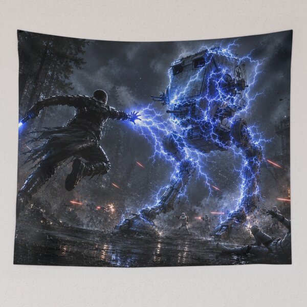 Item preview, Starkiller Against AT-ST Walker designed and sold by MKDSN.