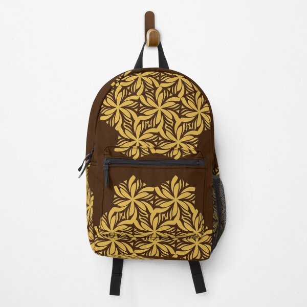 Item preview, Gold Brown Floral Seamless Geometric Motif designed and sold by Jyoti-Quotes.