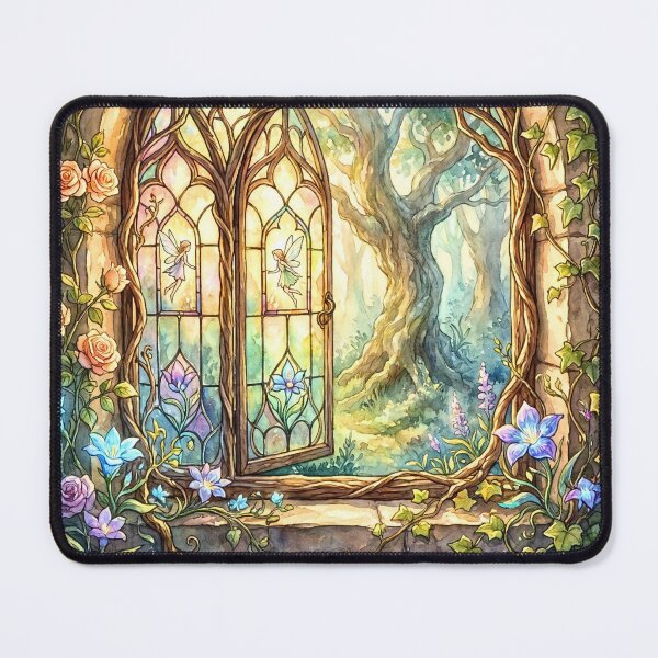 Item preview, Enchanted Fairy Window Woodland Portal designed and sold by Storybook Botanica.