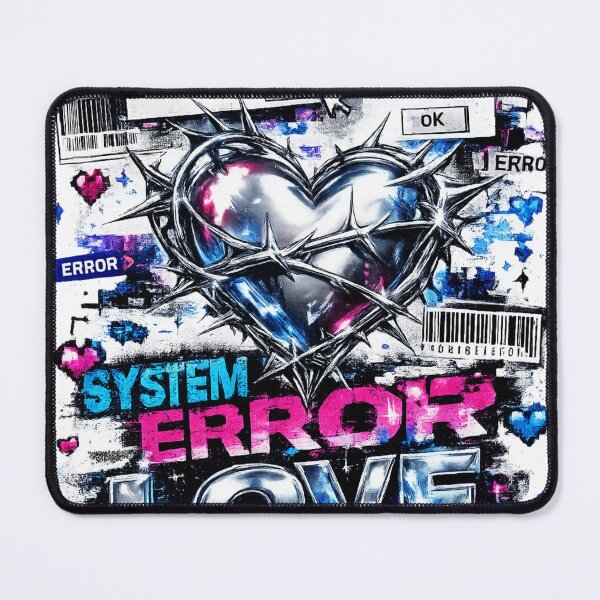 Item preview, Matrix Cyber Heart Y2K Sticker Anti Design Tribal Art designed and sold by zdzdesigner.