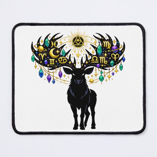 Item preview, Celestial Zodiac Stag | Mystical Astrology Deer Constellation Design designed and sold by irfanshikh.