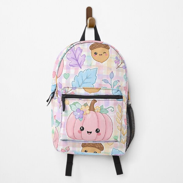 Item preview, Cute Pastel Autumn Pumpkin And Leaves Pattern designed and sold by Thai Vibe Studio.