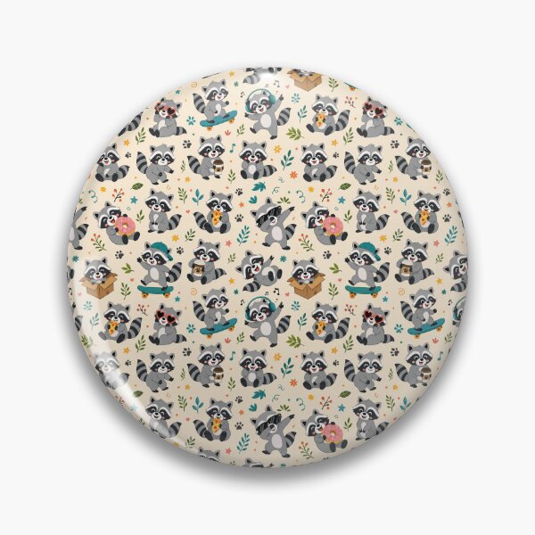 Item preview, Funny raccoons seamless pattern designed and sold by Nolan6.