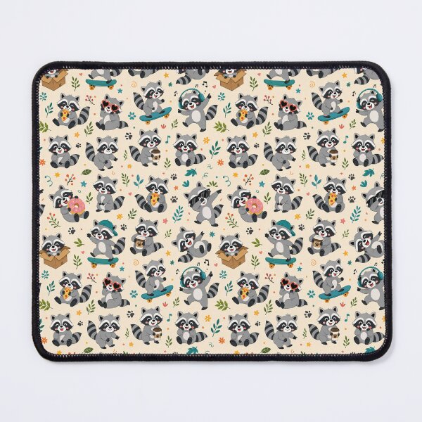 Item preview, Funny raccoons seamless pattern designed and sold by Nolan6.