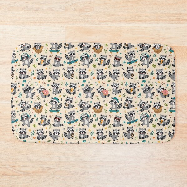 Item preview, Funny raccoons seamless pattern designed and sold by Nolan6.