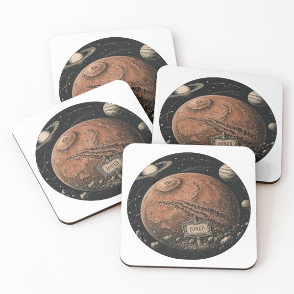 Item preview, Mars Zoned | Retro Vintage Space Satire designed and sold by FadedFrequency.