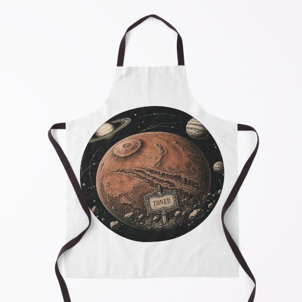 Item preview, Mars Zoned | Retro Vintage Space Satire designed and sold by FadedFrequency.