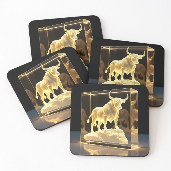 Item preview, The Bull Market Lenticular Sculpture: 3D Laser Etched Acrylic Layer Poster designed and sold by Creative-RE.