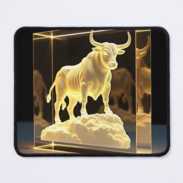 Item preview, The Bull Market Lenticular Sculpture: 3D Laser Etched Acrylic Layer Poster designed and sold by Creative-RE.
