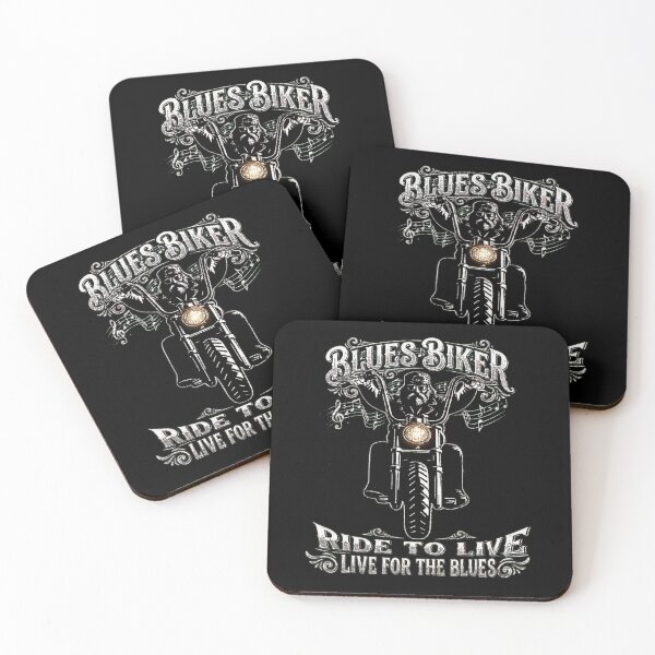Item preview, Blues Biker - Ride to Live, Live for the Blues designed and sold by TomVtX.