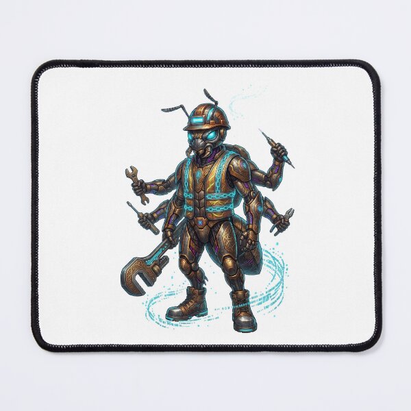 Item preview, Cyber Ant Worker — Biomechanical Construction Art designed and sold by CalmFrameArt.
