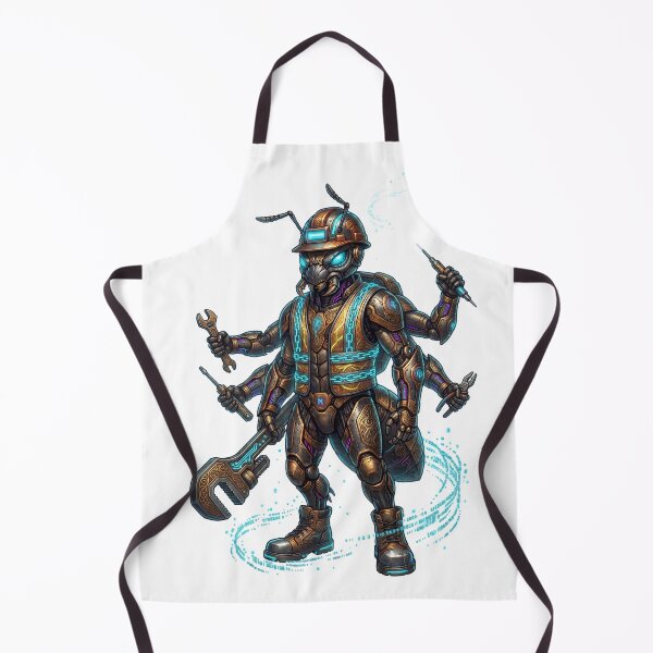 Item preview, Cyber Ant Worker — Biomechanical Construction Art designed and sold by CalmFrameArt.
