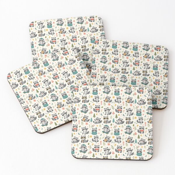Item preview, Funny raccoons seamless pattern designed and sold by Nolan6.
