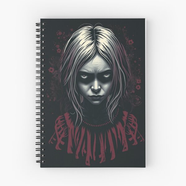 Item preview, Creepy Goth Girl Horror Portrait designed and sold by ERODED SELF.