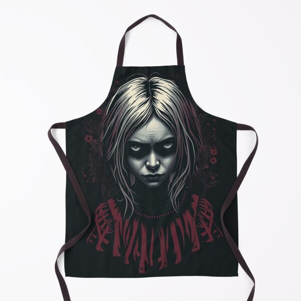 Item preview, Creepy Goth Girl Horror Portrait designed and sold by ERODED SELF.