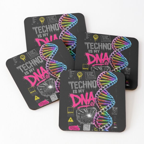 Item preview, techno is my dna designed and sold by DAX4ART.