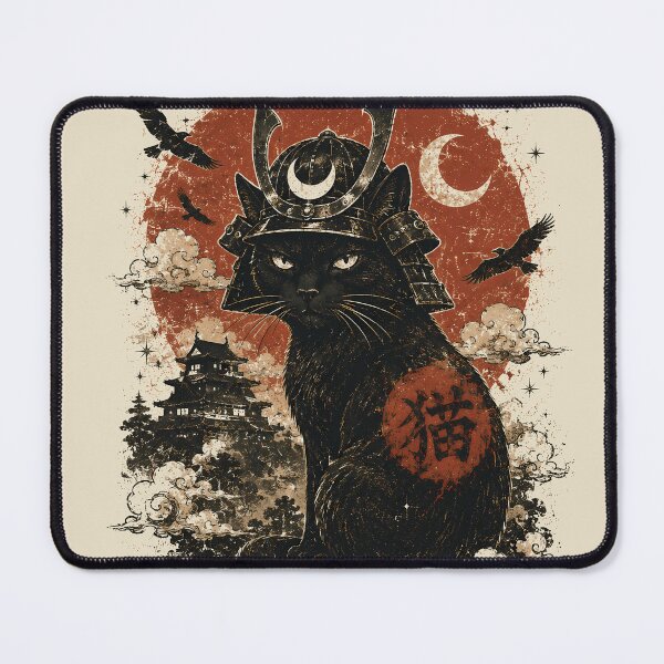 Item preview, Cat Japan Warrior designed and sold by SignumShop.