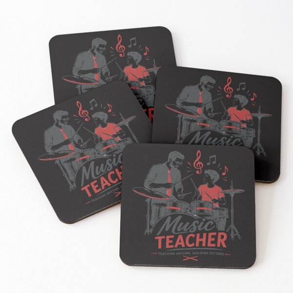 Item preview, Music Teacher Drum Lesson Illustration designed and sold by Tadeusz1.