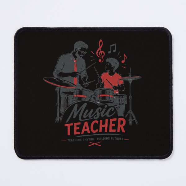 Item preview, Music Teacher Drum Lesson Illustration designed and sold by Tadeusz1.