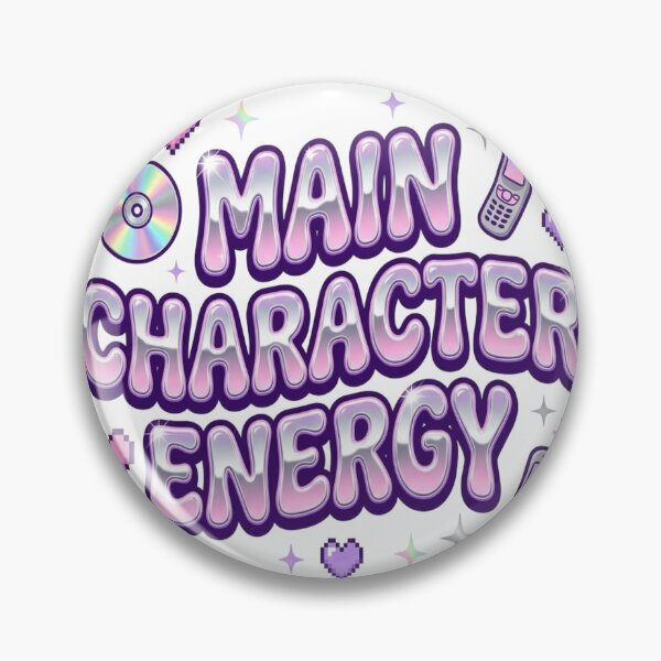 Item preview, Main Character Energy Y2K Chrome Bubble Tee designed and sold by mo-carnival.