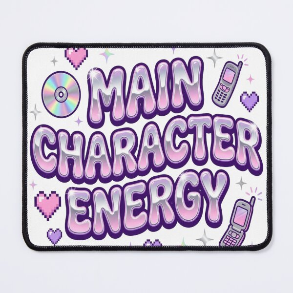 Item preview, Main Character Energy Y2K Chrome Bubble Tee designed and sold by mo-carnival.